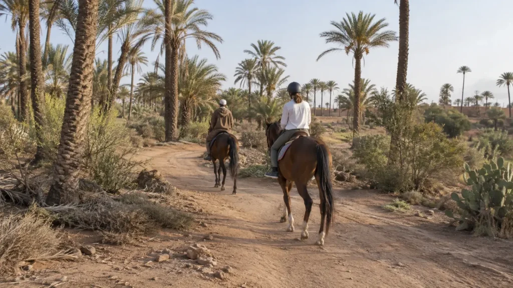 Que faire à la Palmeraie Marrakech lors d’une balade à cheval