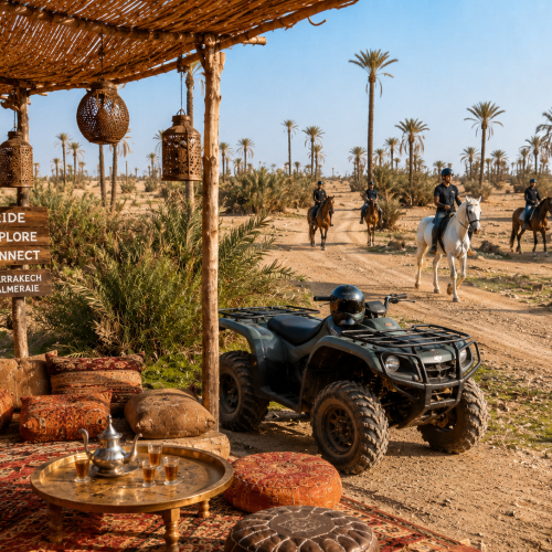 balade à cheval avec activité Marrakech