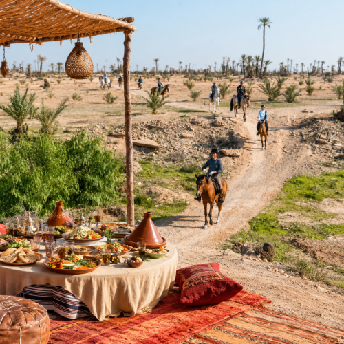 Balade à Cheval avec Déjeuner Marrakech