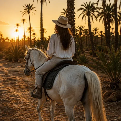 cheval palmeraie